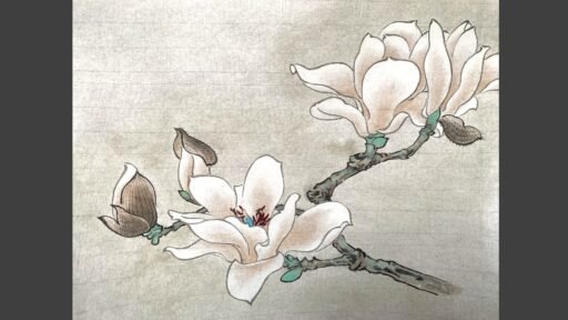 Gongbi Painting (3) - Magnolia Flower