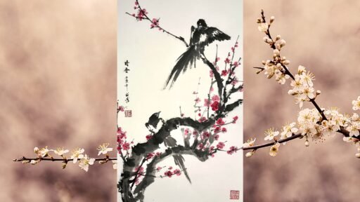 Magpie & Plum Blossom Painting Course