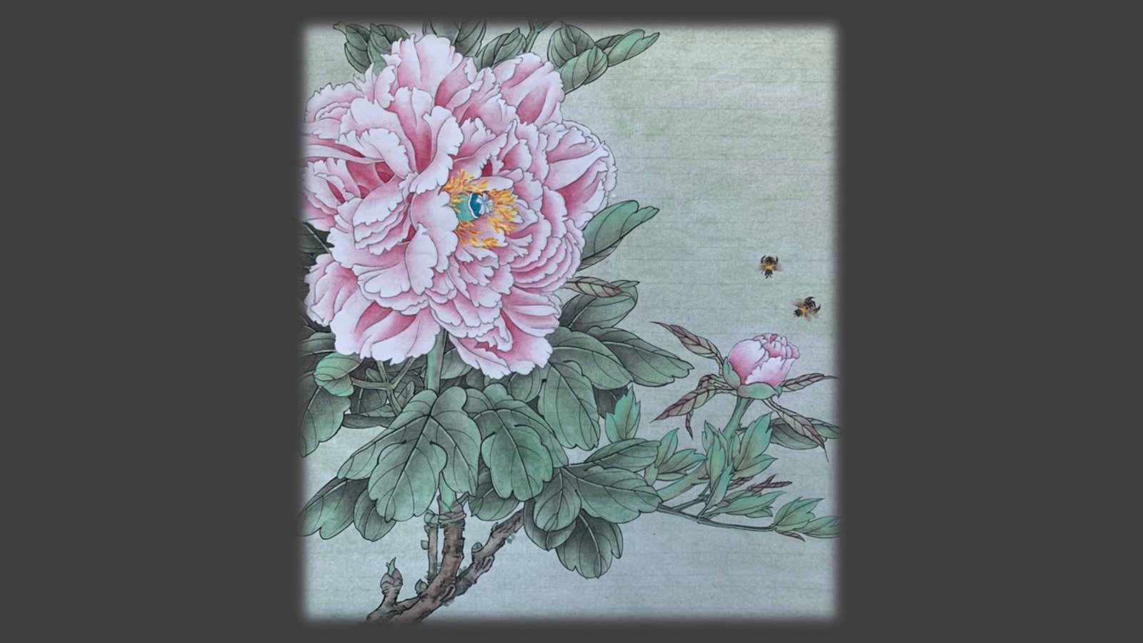 Gongbi Painting (4) – Peony Flowers