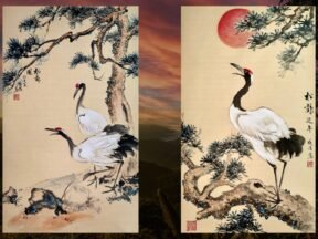 Crane & Pine Tree Painting Course